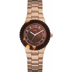 Guess Rose Gold and Brown Women's Watch